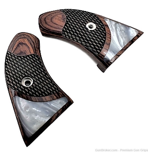 North American Arms NAA Grips for Magnum model Rosewood White Pearl -img-3