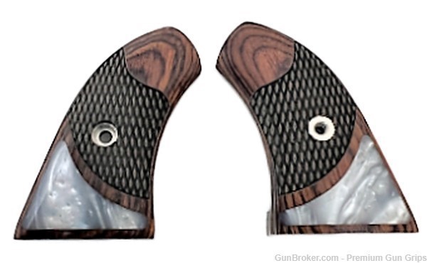 North American Arms NAA Grips for Magnum model Rosewood White Pearl -img-0