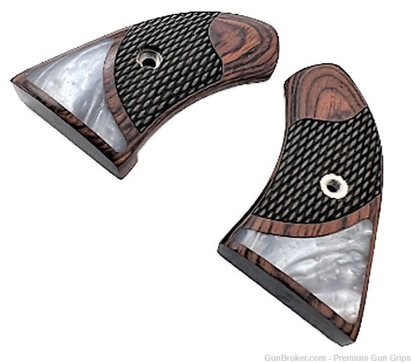 North American Arms NAA Grips for Magnum model Rosewood White Pearl -img-2