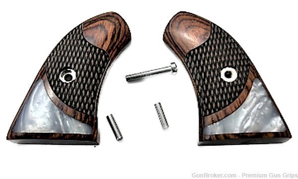 North American Arms NAA Grips for Magnum model Rosewood White Pearl -img-1