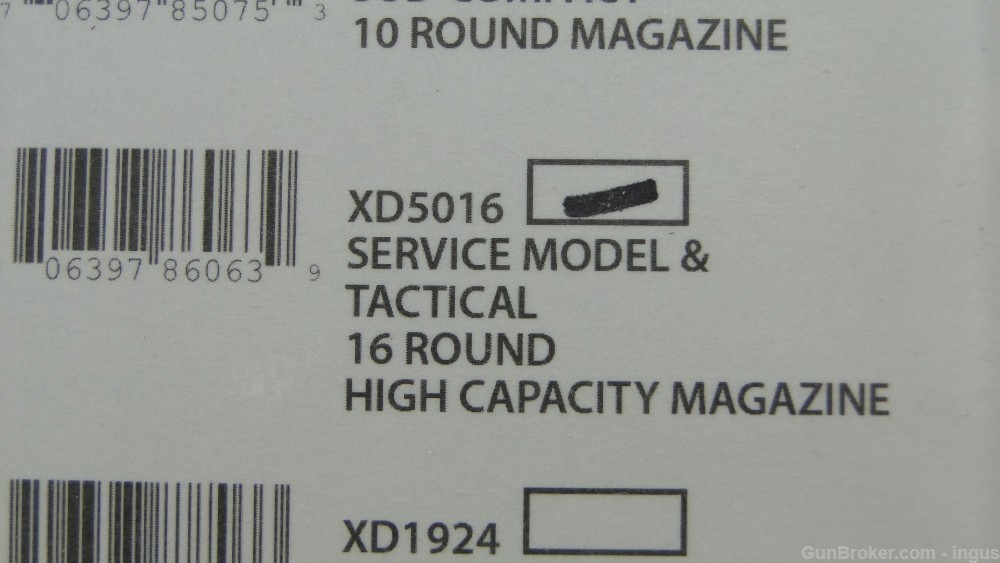 (5 TOTAL) SPRINGFIELD ARMORY XD 9 FACTORY 16RD MAGAZINE NEW-img-11