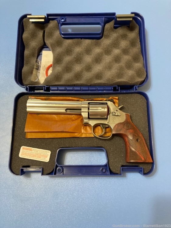 SMITH & WESSON 686 DELUXE .357 MAG 6" SS AS 7-SHOT SKU:150712 FNIB-img-0