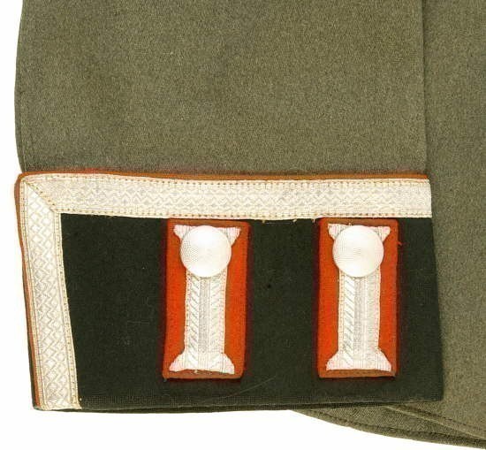 GERMAN WWII ARMY NCO ARTILLERY PIPED PARADE TUNIC NICE & COMPLETE (RARE)-img-2