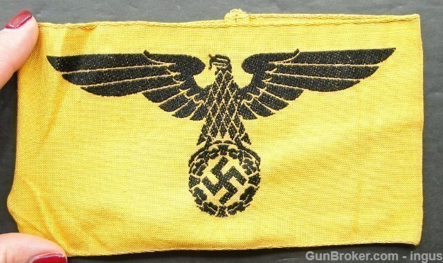 GERMAN WWII NON MEMBER OF THE ARMED FORCES ARMBAND (PRE-1945)-img-3