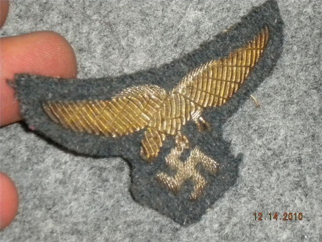GERMAN WWII LUFTWAFFE OFFICER VISOR CAP EAGLE PRE-1945 (EXCELLENT)-img-4