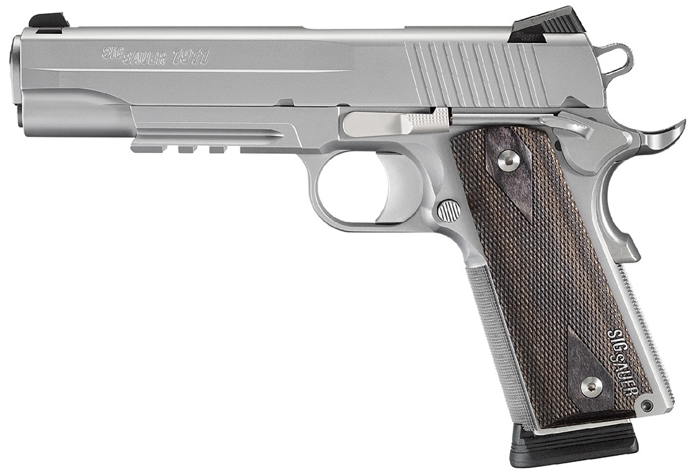 Sig Sauer 1911R-45-SSS-CA 1911 Stainless Rail CA -img-0