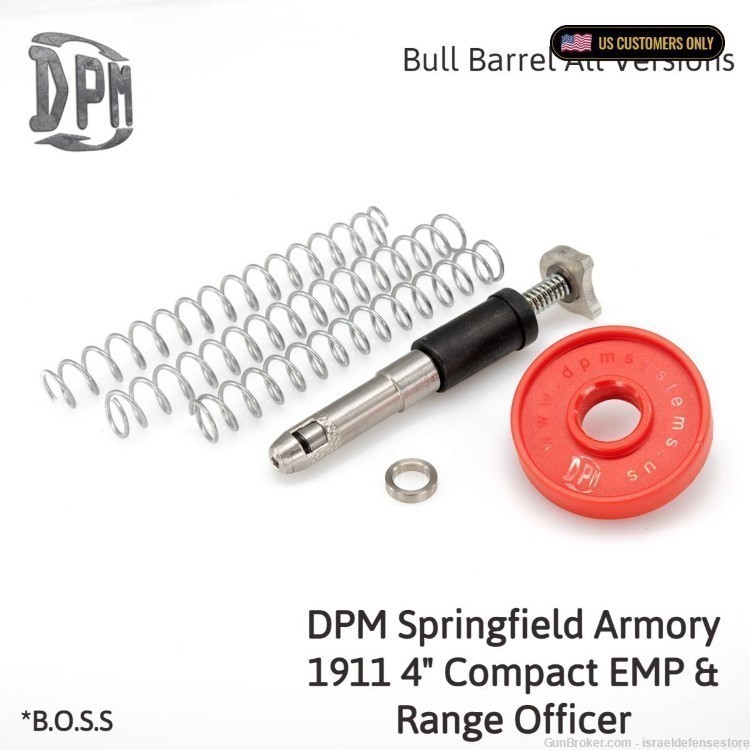 DPM Mechanical for Springfield 1911 4" Bull Barrel Recoil Reduction System-img-0