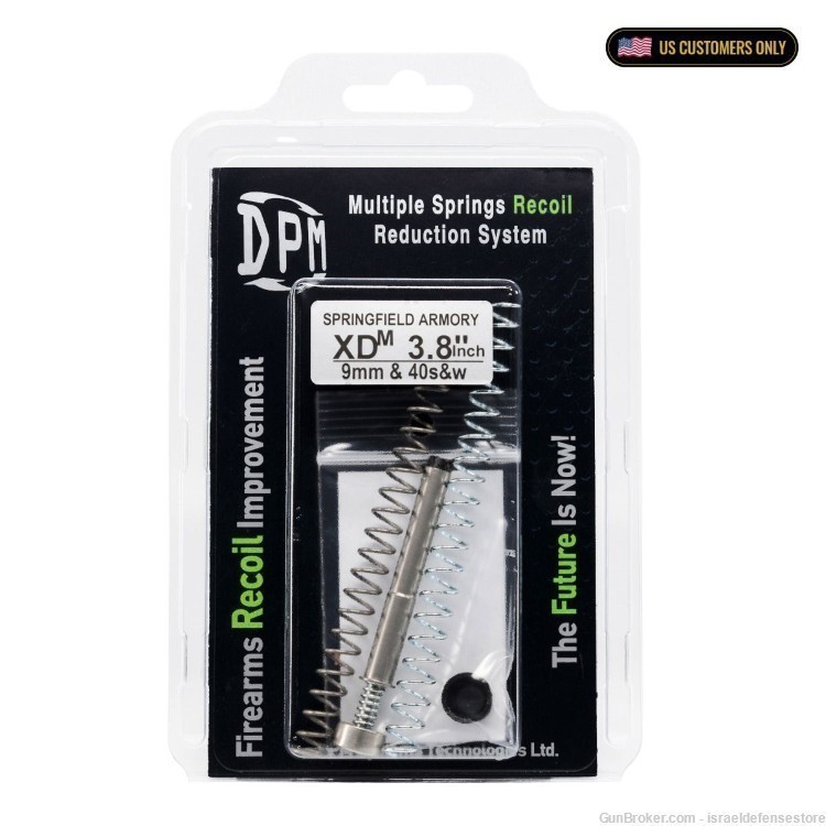 Springfield XD(M) 3.8" 9mm/40s&w Mechanical Recoil Reduction System by DPM-img-1