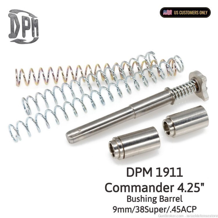 DPM 1911 Commander 4.25" Bushing Barrel Mechanical Recoil Reduction System-img-0
