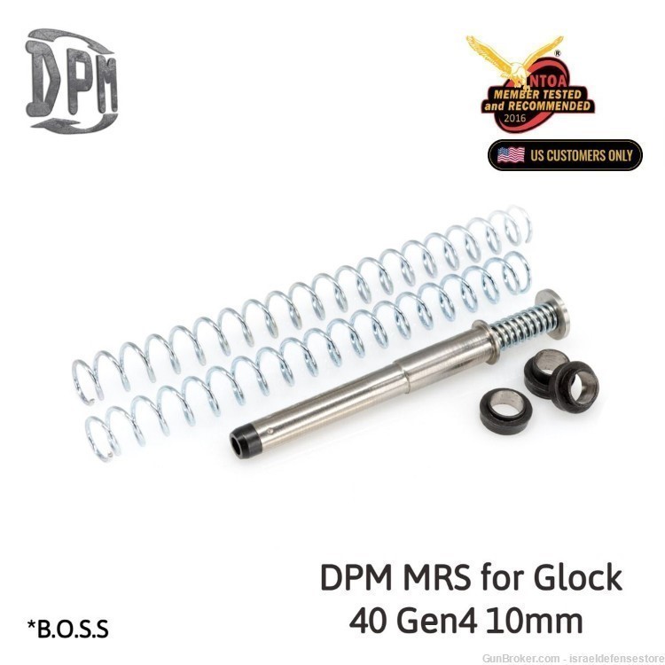 Glock 40 Gen 4 10mm 6" Barrel Mechanical Recoil Reduction System by DPM-img-0