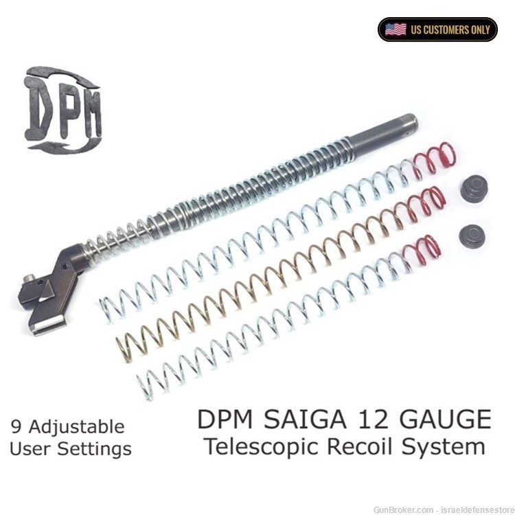 Saiga 12 Gauge Shotgun Telescopic Recoil Reduction System by DPM-img-0