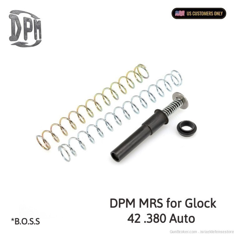 Glock 42 .380 Auto Mechanical Recoil Reduction System by DPM-img-0