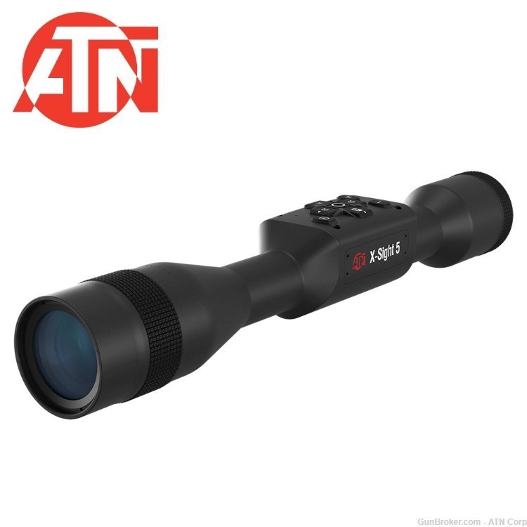ATN X-Sight 5, 3-15x, UHD Smart Day/Night Hunting Rifle Scope-img-0