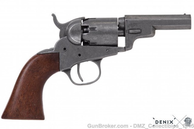 Wells Fargo Colt M1849 Pocket Replica Non Firing Gun by Denix-img-1