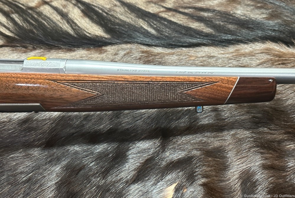 FREE SAFARI, NEW BROWNING X-BOLT WHITE GOLD MEDALLION 270 WIN GREAT WOOD-img-4