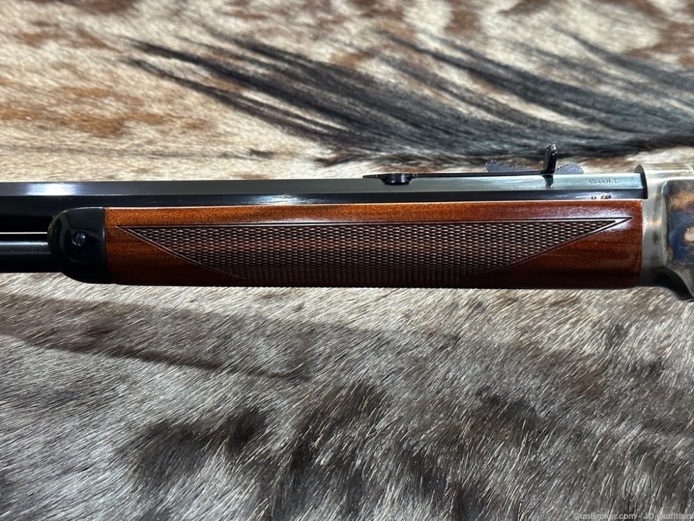 NEW 1873 WIN SPORTING RIFLE 45 COLT 18" CHECKERED GREAT WOOD CIMARRON -img-10