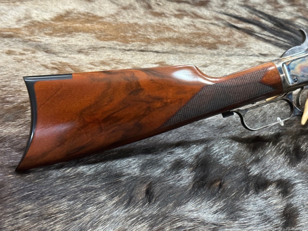 NEW 1873 WIN SPORTING RIFLE 45 COLT 18" CHECKERED GREAT WOOD CIMARRON -img-3