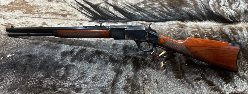 NEW 1873 WINCHESTER SPORTING RIFLE 45 COLT 18" CHECKERED UBERTI TAYLORS -img-2