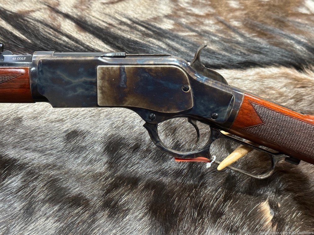 NEW 1873 WINCHESTER SPORTING RIFLE 45 COLT 18" CHECKERED UBERTI TAYLORS -img-8