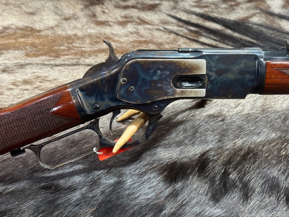 NEW 1873 WINCHESTER SPORTING RIFLE 45 COLT 18" CHECKERED UBERTI TAYLORS -img-0