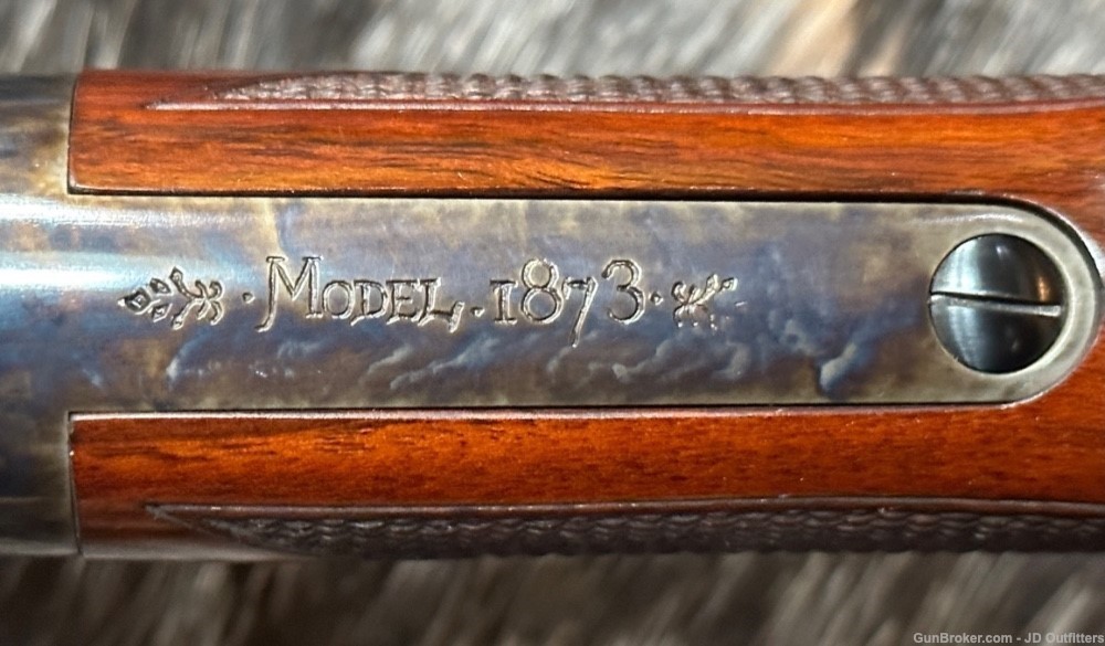 NEW 1873 WINCHESTER SPORTING RIFLE 45 COLT 18" CHECKERED UBERTI TAYLORS -img-12