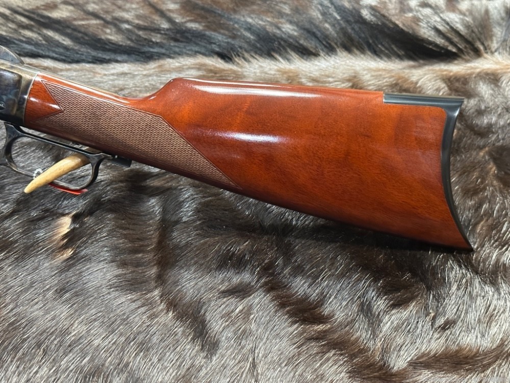 NEW 1873 WINCHESTER SPORTING RIFLE 45 COLT 18" CHECKERED UBERTI TAYLORS -img-9