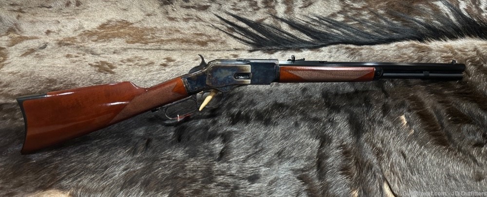 NEW 1873 WINCHESTER SPORTING RIFLE 45 COLT 18" CHECKERED UBERTI TAYLORS -img-1
