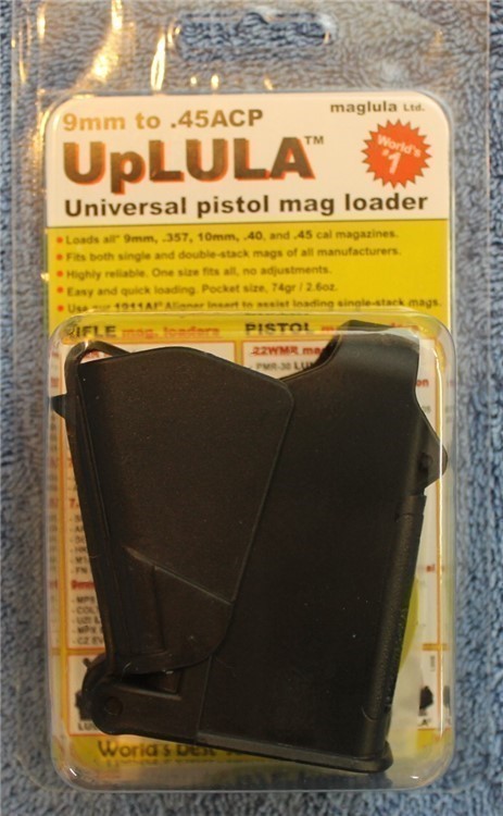 MagLula UpLULA UP60B Universal Pistol Magazine Loader .380 9mm 10mm .45ACP-img-0