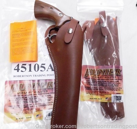 Hunter Versa Fit US Leather Holster 8" Revolver 45-img-10