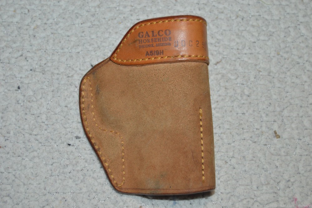 Left Hand Galco Tuckable IWB Horse Hide Kahr Holster A519H-img-1