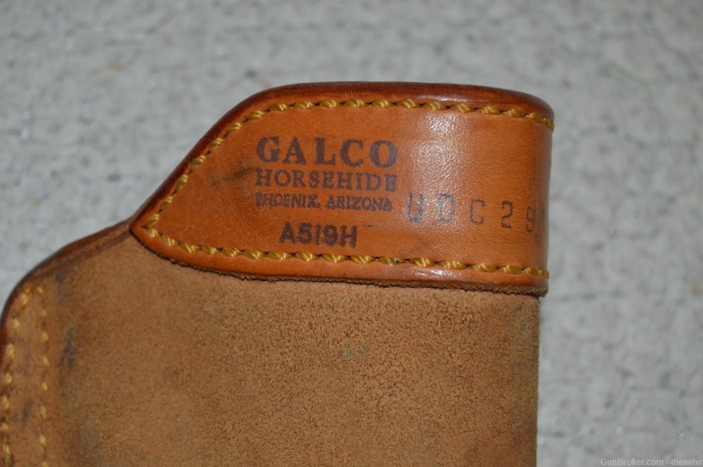 Left Hand Galco Tuckable IWB Horse Hide Kahr Holster A519H-img-2