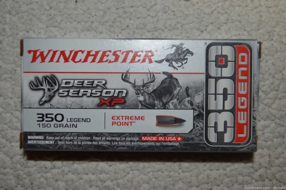 3 BOXES / 60 Rounds Winchester 350 Legend Ammunition-img-5