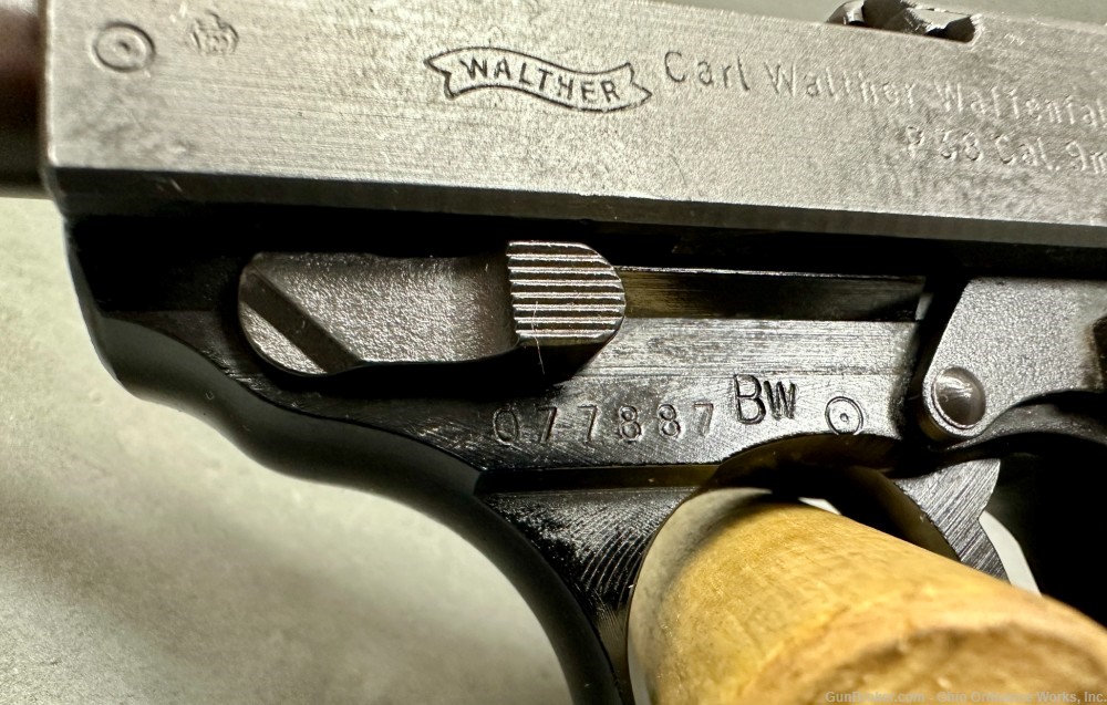 Early West German Bundeswehr Issued Walther P38 Pistol-img-9
