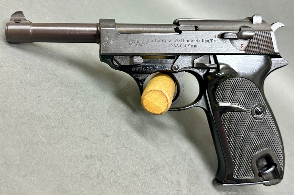 Early West German Bundeswehr Issued Walther P38 Pistol-img-0