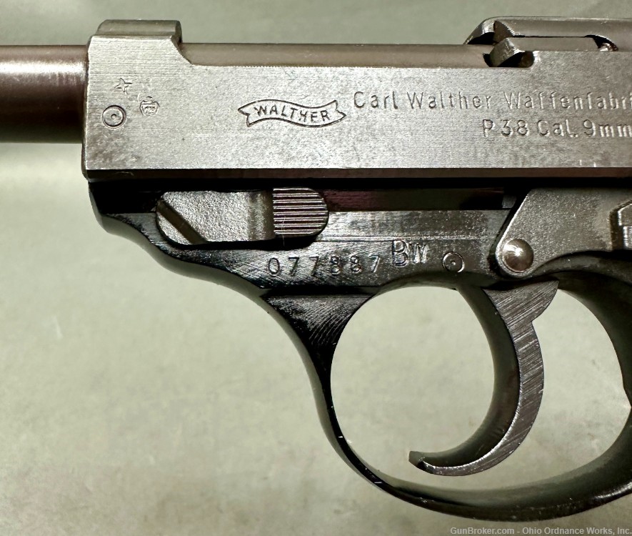 Early West German Bundeswehr Issued Walther P38 Pistol-img-8