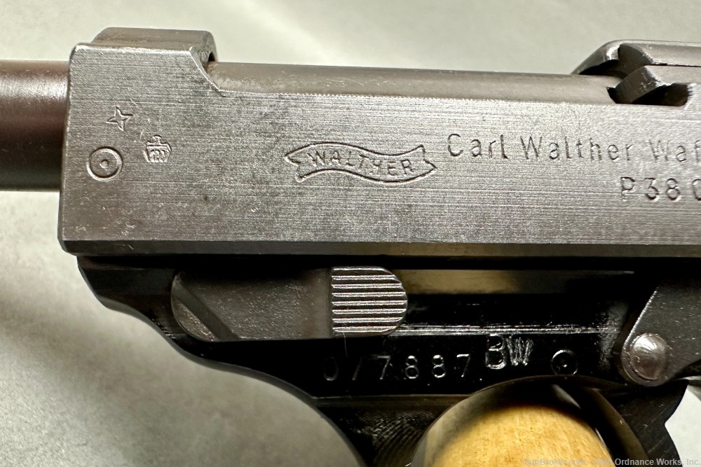 Early West German Bundeswehr Issued Walther P38 Pistol-img-5