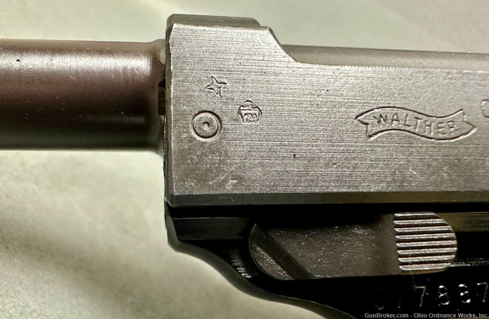 Early West German Bundeswehr Issued Walther P38 Pistol-img-4