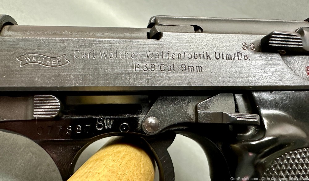 Early West German Bundeswehr Issued Walther P38 Pistol-img-10