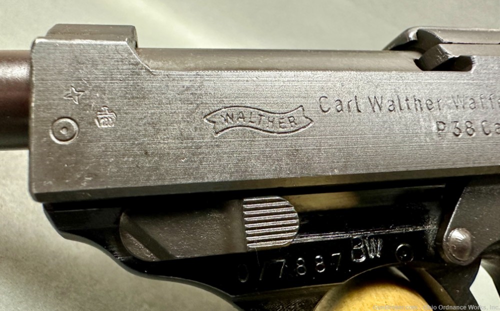 Early West German Bundeswehr Issued Walther P38 Pistol-img-6