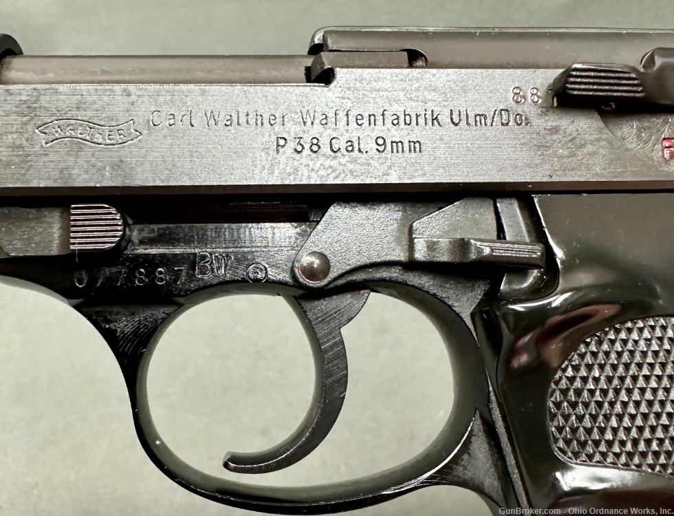 Early West German Bundeswehr Issued Walther P38 Pistol-img-12