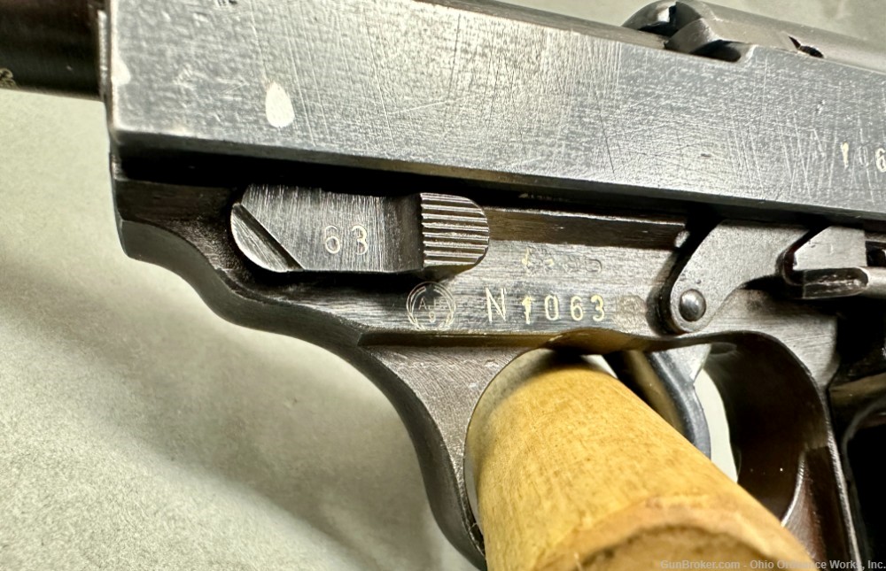 East German VOPO issue WWII Spreewerk CYQ P38 Pistol-img-12