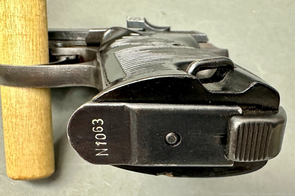 East German VOPO issue WWII Spreewerk CYQ P38 Pistol-img-41