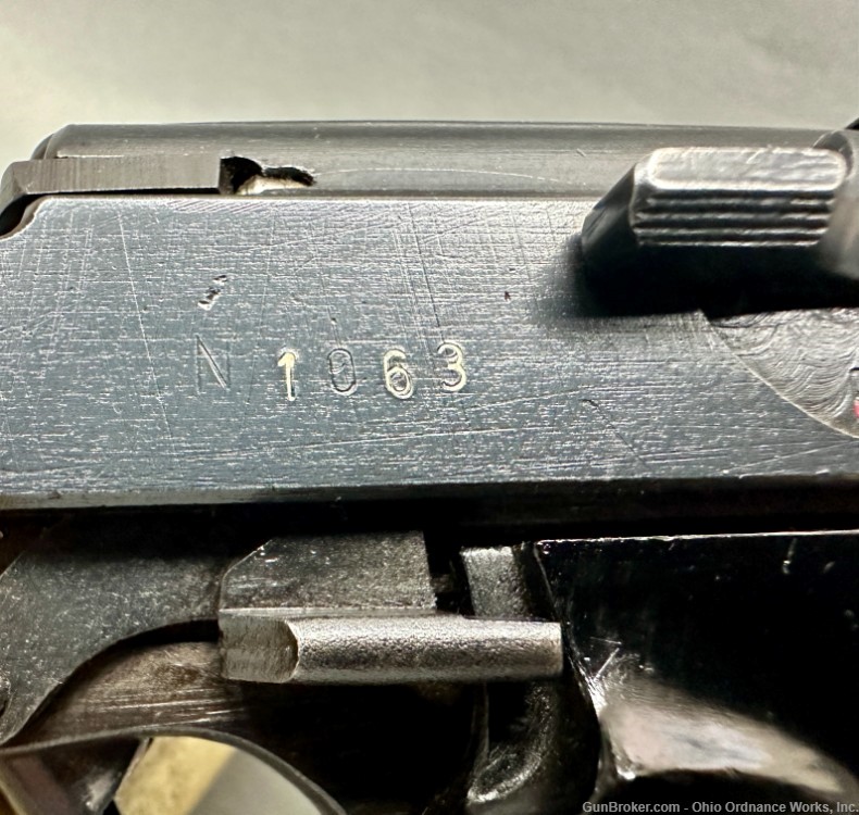 East German VOPO issue WWII Spreewerk CYQ P38 Pistol-img-17