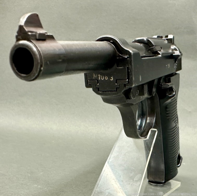 East German VOPO issue WWII Spreewerk CYQ P38 Pistol-img-49