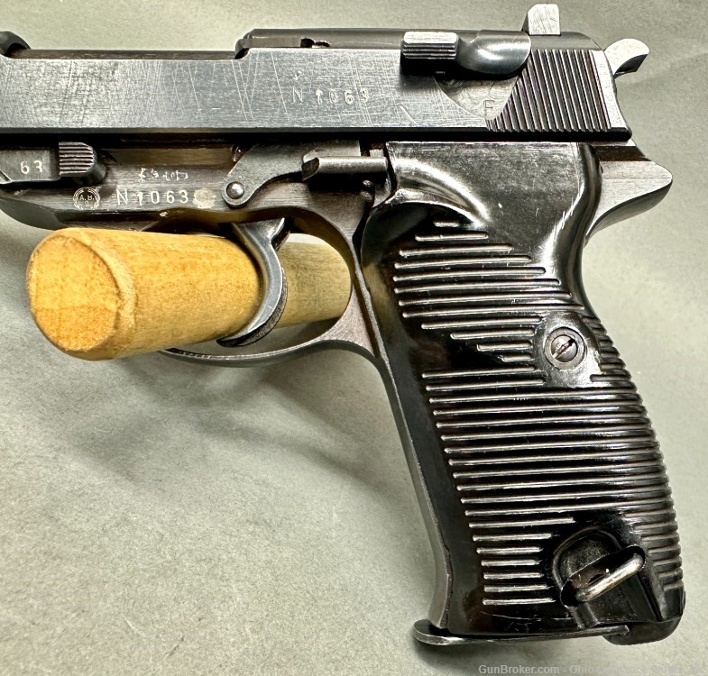 East German VOPO issue WWII Spreewerk CYQ P38 Pistol-img-20