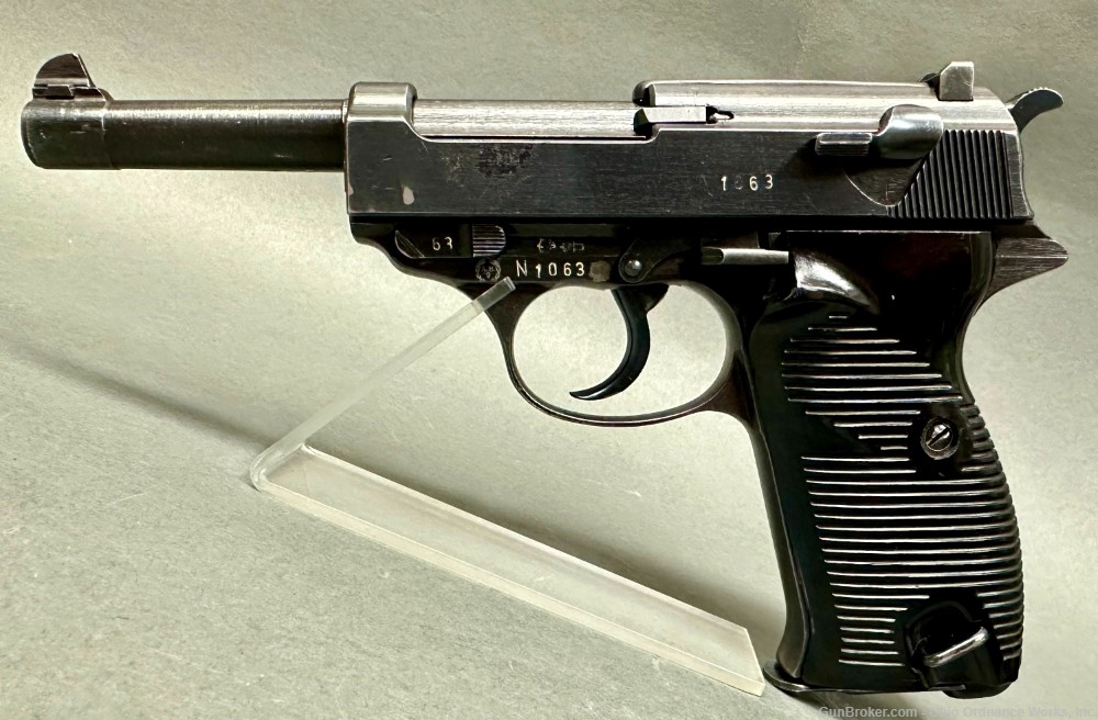 East German VOPO issue WWII Spreewerk CYQ P38 Pistol-img-5