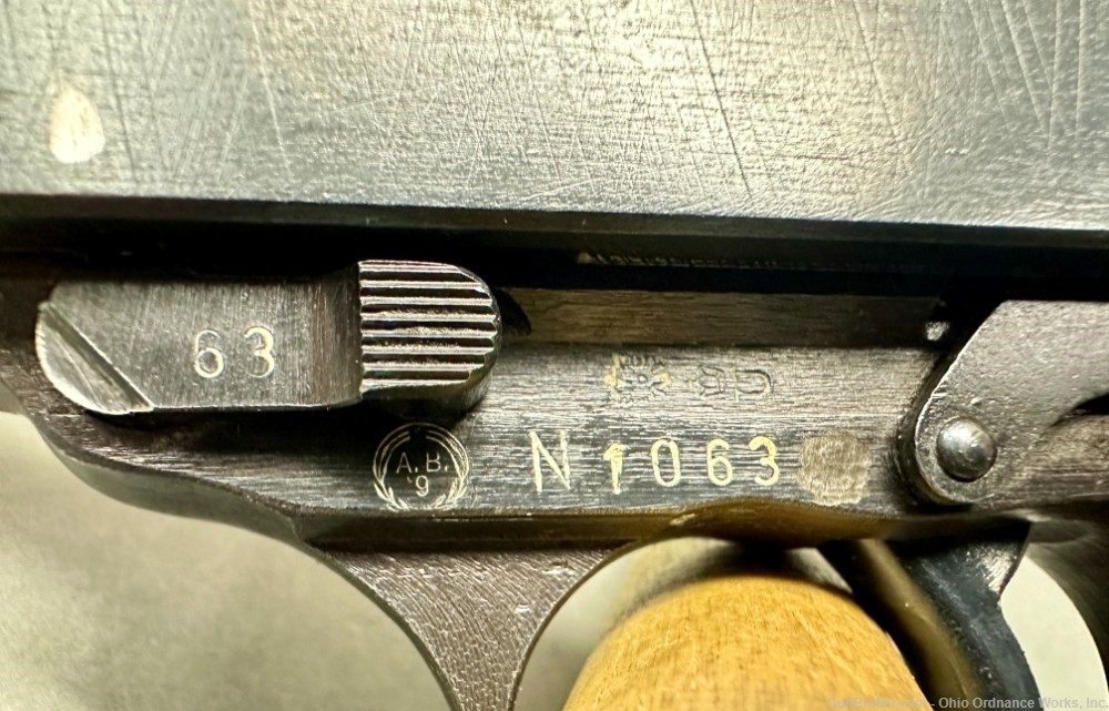 East German VOPO issue WWII Spreewerk CYQ P38 Pistol-img-13