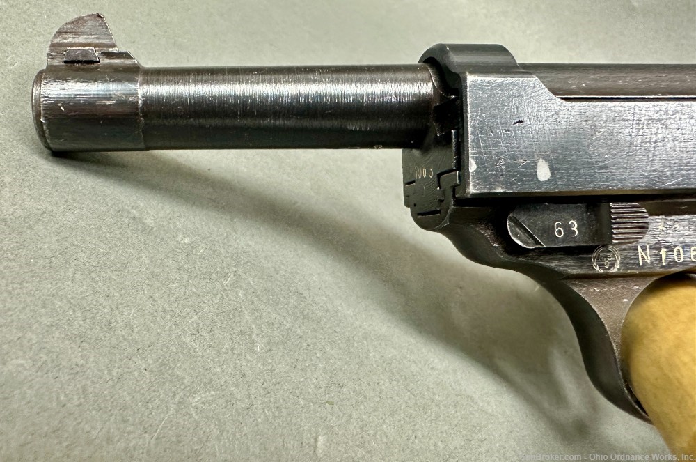 East German VOPO issue WWII Spreewerk CYQ P38 Pistol-img-9