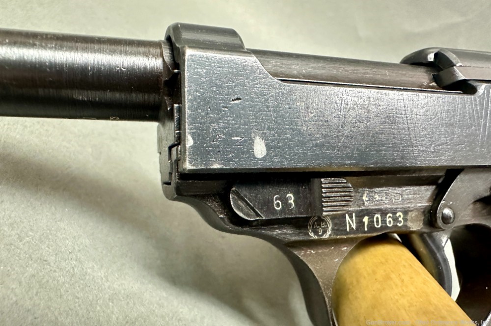 East German VOPO issue WWII Spreewerk CYQ P38 Pistol-img-10