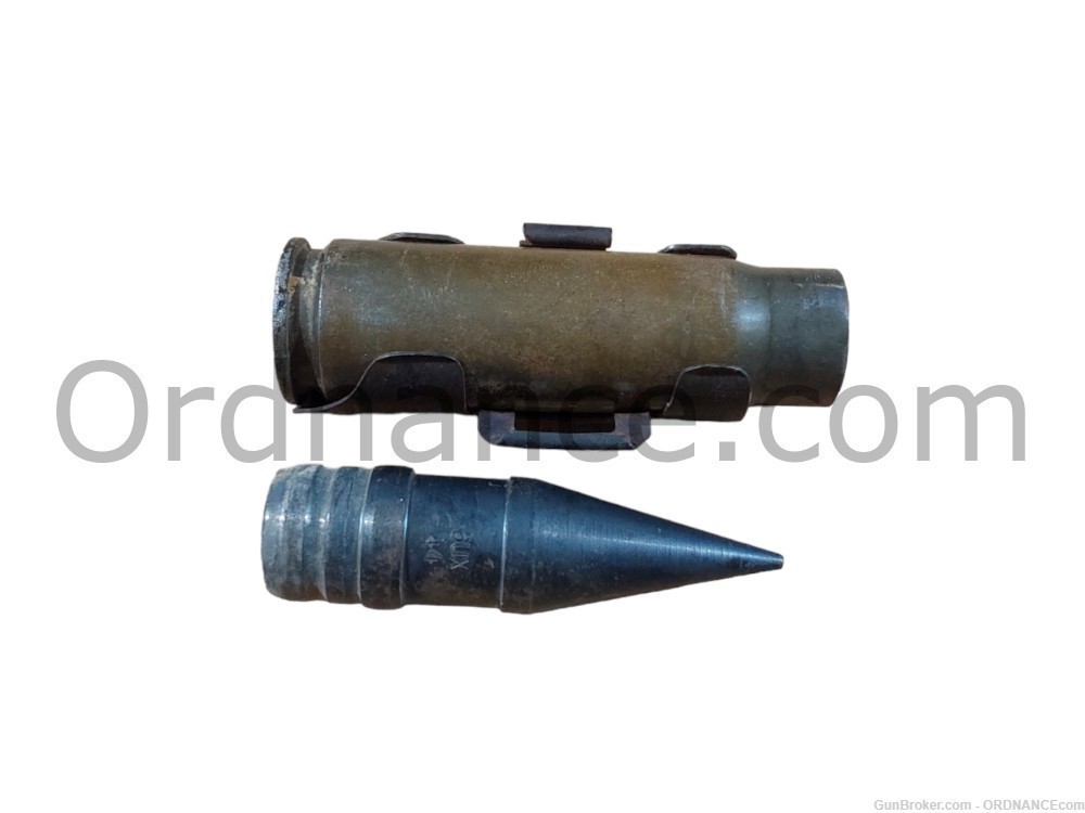 20mm German WWII A.P. round MG151/20 Autocannon with link 20x82mm inert-img-4